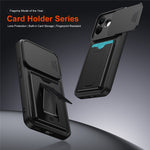 For Xiaomi Redmi Note 17 Pro 5G Case Lens Protection Kickstand PC + TPU Phone Cover with Card Holder