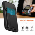 For Xiaomi Redmi Note 17 Pro 5G Case Lens Protection Kickstand PC + TPU Phone Cover with Card Holder