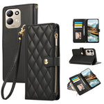 For Xiaomi Redmi 17 4G / 5G Phone Case Leather Cover with Wrist Strap