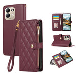 For Xiaomi Redmi 17 4G / 5G Phone Case Leather Cover with Wrist Strap