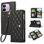 For Xiaomi Redmi Note 17 Pro 5G Phone Case Leather Cover with Wrist Strap