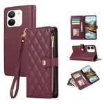 For Xiaomi Redmi Note 17 Pro Max 5G Phone Case Leather Cover with Wrist Strap
