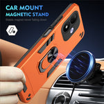 Phone Case For Xiaomi Redmi Note 17 4G (Global) / Note 17 (India / China) 5G / Note 17 5G (Global) PC + TPU Drop Defend Back Cover with Ring Kickstand