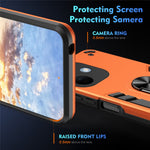 For Xiaomi Redmi Note 17 Pro 5G Case PC + TPU Drop Defend Phone Cover with Ring Kickstand
