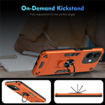 For Xiaomi Redmi Note 17 Pro 5G Case PC + TPU Drop Defend Phone Cover with Ring Kickstand