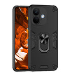 For Xiaomi Redmi Note 17 Pro 5G Case PC + TPU Drop Defend Phone Cover with Ring Kickstand