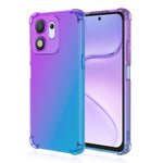 For Honor X7e Plus 5G  /  600 Smart 5G Case Gradient Color TPU Anti-Drop Phone Cover
