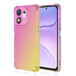 For Honor X7e Plus 5G  /  600 Smart 5G Case Gradient Color TPU Anti-Drop Phone Cover