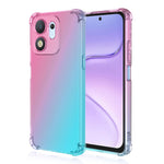 For Honor X7e Plus 5G  /  600 Smart 5G Case Gradient Color TPU Anti-Drop Phone Cover