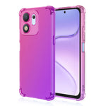 For Honor X7e Plus 5G  /  600 Smart 5G Case Gradient Color TPU Anti-Drop Phone Cover