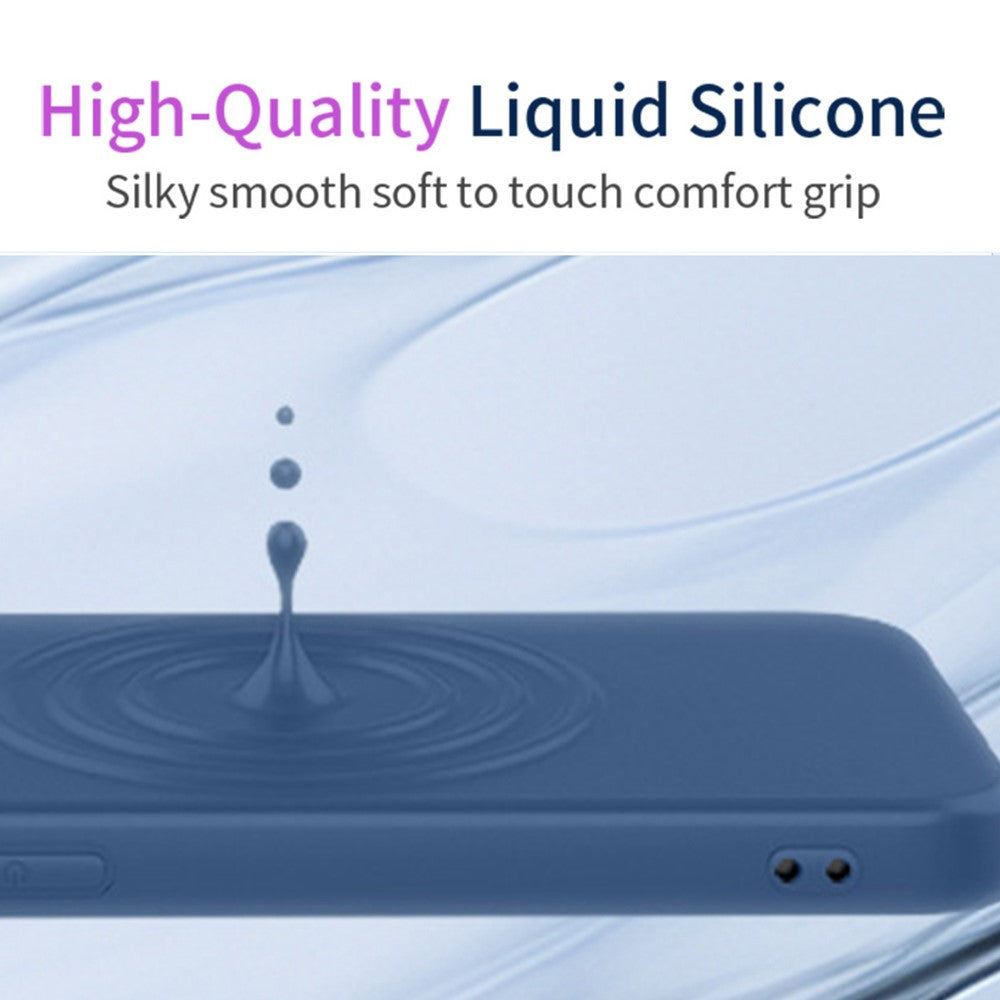 For Honor X7e Plus 5G  /  600 Smart 5G Case Liquid Silicone Feel Soft TPU Protective Phone Cover