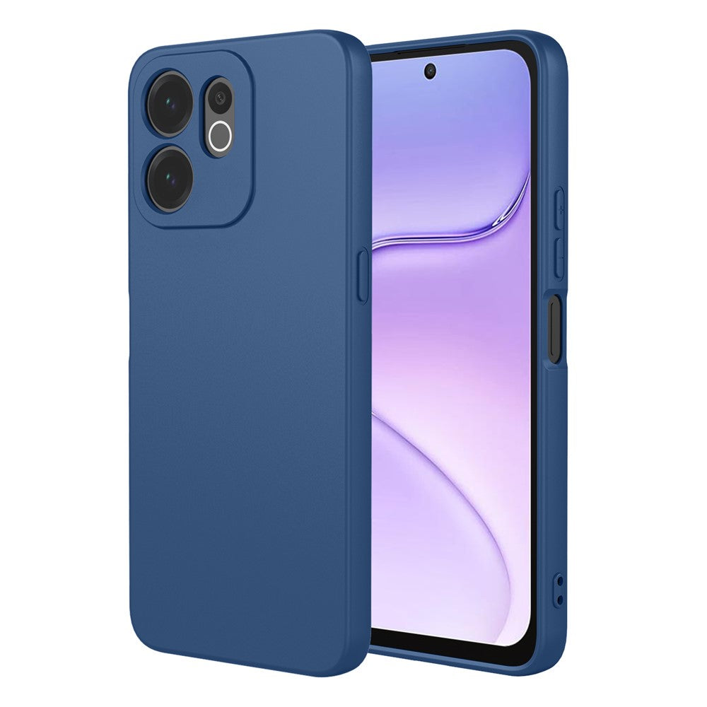 For Honor X7e Plus 5G  /  600 Smart 5G Case Liquid Silicone Feel Soft TPU Protective Phone Cover
