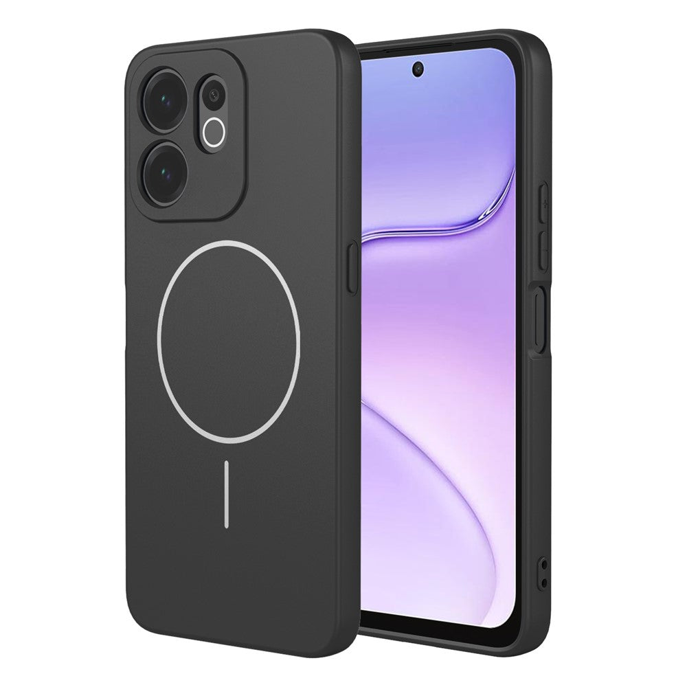 For Honor X7e Plus 5G  /  600 Smart 5G Magnetic Case Anti Drop Soft TPU Phone Back Cover