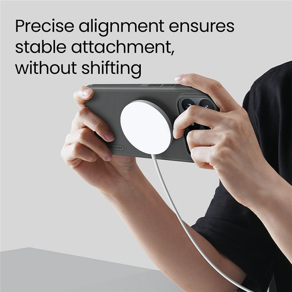 NILLKIN Frosted Shield Pro for Xiaomi Redmi K100 Pro 5G  /  Poco F9 Pro 5G Magnetic Case PC + TPU Phone Cover