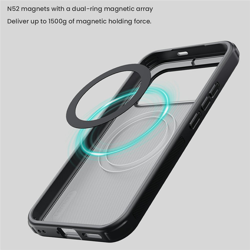 NILLKIN Frosted Shield Pro for Xiaomi Redmi K100 Pro 5G  /  Poco F9 Pro 5G Magnetic Case PC + TPU Phone Cover