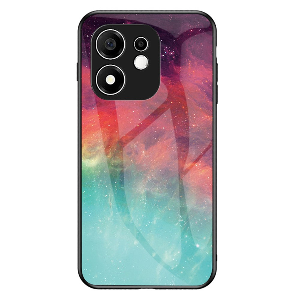 Mønstret Cover til Honor 600 Smart 5G / X7e Plus 4G / X7e Plus 5G Hærdet Glas Telefoncover