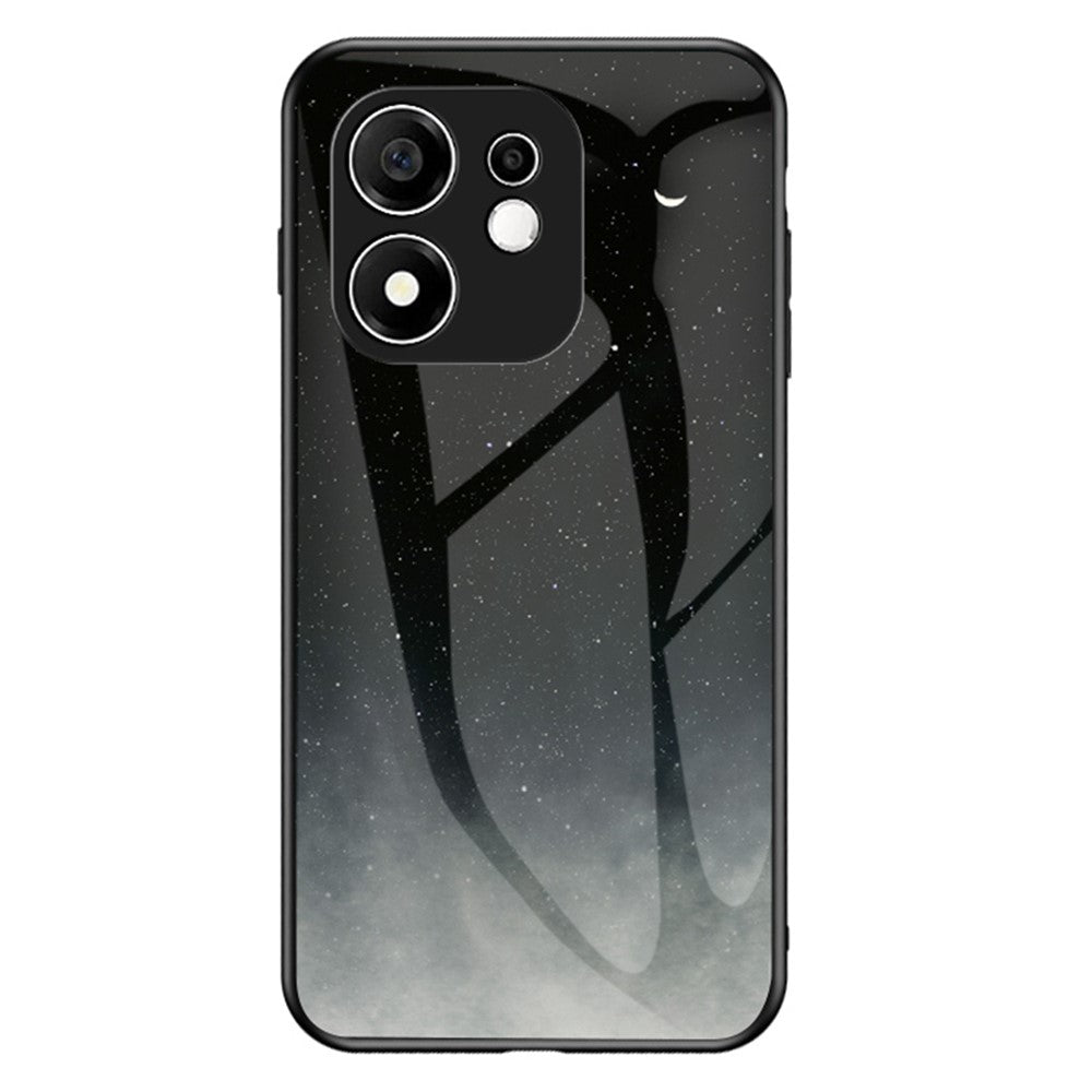 Mønstret Cover til Honor 600 Smart 5G / X7e Plus 4G / X7e Plus 5G Hærdet Glas Telefoncover