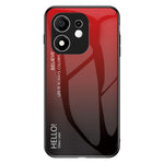 Phone Case for Honor 600 Smart 5G / X7e Plus 4G / X7e Plus 5G, Anti-Scratch Tempered Glass + PC + TPU Back Cover