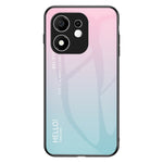 Phone Case for Honor 600 Smart 5G / X7e Plus 4G / X7e Plus 5G, Anti-Scratch Tempered Glass + PC + TPU Back Cover