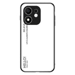 Phone Case for Honor 600 Smart 5G / X7e Plus 4G / X7e Plus 5G, Anti-Scratch Tempered Glass + PC + TPU Back Cover