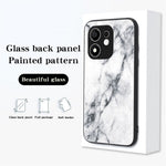 Phone Case for Honor 600 Smart 5G / X7e Plus 4G / X7e Plus 5G , Pattern Tempered Glass + PC + TPU Protective Cover