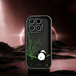 For Xiaomi 17 Case Cartoon Panda Bamboo Pattern TPU Anti-Slip Protective Phone Cover