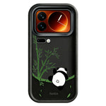 Xiaomi 17 Pro-skal Tecknad Panda Bambu Mönster TPU Halkfri Skyddande mobilskal
