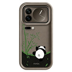 For Xiaomi 17 Pro Case Cartoon Panda Bamboo Pattern TPU Anti-Slip Protective Phone Cover
