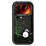 For Xiaomi 17 Pro Max Case Cartoon Panda Bamboo Pattern TPU Anti-Slip Protective Phone Cover