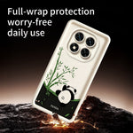 For Xiaomi Redmi Note 15 Pro 5G (Global) Case Cartoon Panda Bamboo Pattern TPU Anti-Slip Protective Phone Cover