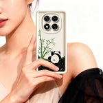 For Xiaomi Redmi Note 15 Pro 5G (Global) Case Cartoon Panda Bamboo Pattern TPU Anti-Slip Protective Phone Cover