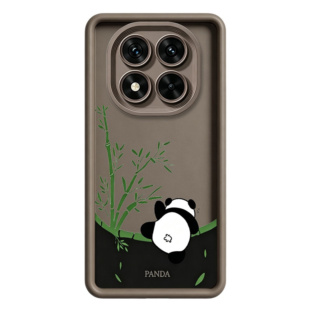 For Xiaomi Redmi Note 15 Pro 5G (Global) Case Cartoon Panda Bamboo Pattern TPU Anti-Slip Protective Phone Cover