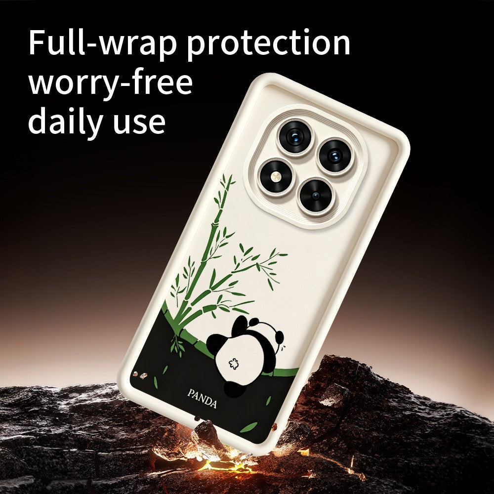 For Xiaomi Redmi Note 15 Pro+ 5G (Global) / Poco M8 Pro 5G Case Cartoon Panda Bamboo Pattern TPU Anti-Slip Protective Phone Cover