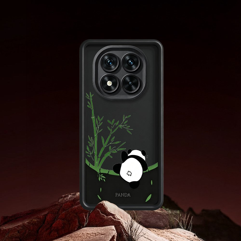 For Xiaomi Redmi Note 15 Pro+ 5G (Global) / Poco M8 Pro 5G Case Cartoon Panda Bamboo Pattern TPU Anti-Slip Protective Phone Cover