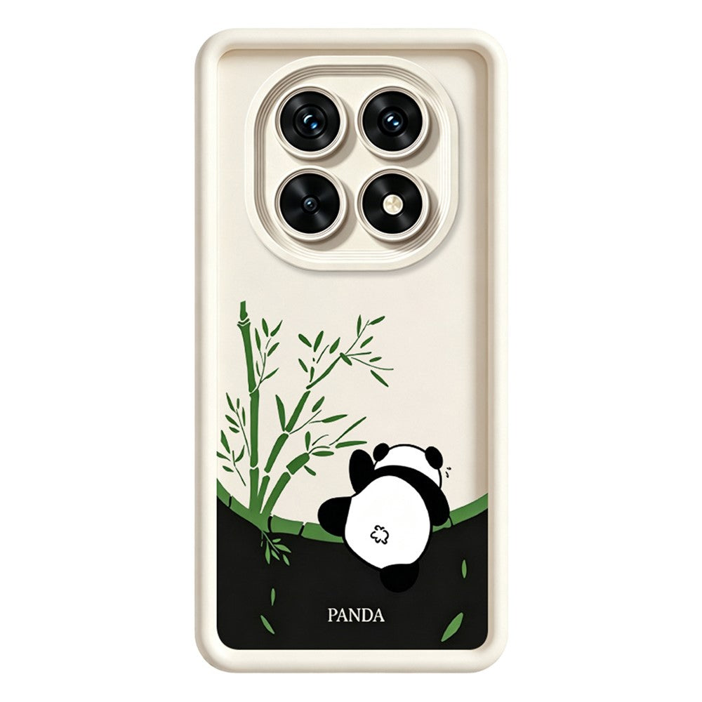 Phone Case for Xiaomi Redmi Note 15 4G (Global) / Note 15 5G (Global) / Poco M8 5G , Cartoon Panda Bamboo Pattern TPU Anti-Slip Protective Cover