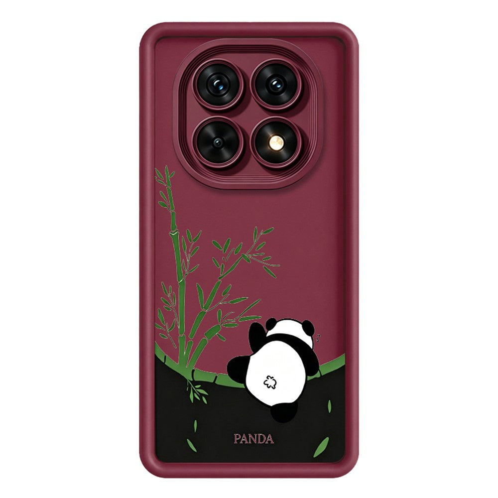Phone Case for Xiaomi Redmi Note 15 4G (Global) / Note 15 5G (Global) / Poco M8 5G , Cartoon Panda Bamboo Pattern TPU Anti-Slip Protective Cover