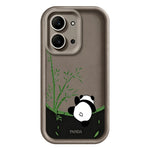 Xiaomi Redmi 15C 4G (EU) (173mm) / 15C 5G (EU) (173mm)-cover med tegnet panda- og bambusmønster, skridsikkert beskyttende TPU-mobilcover