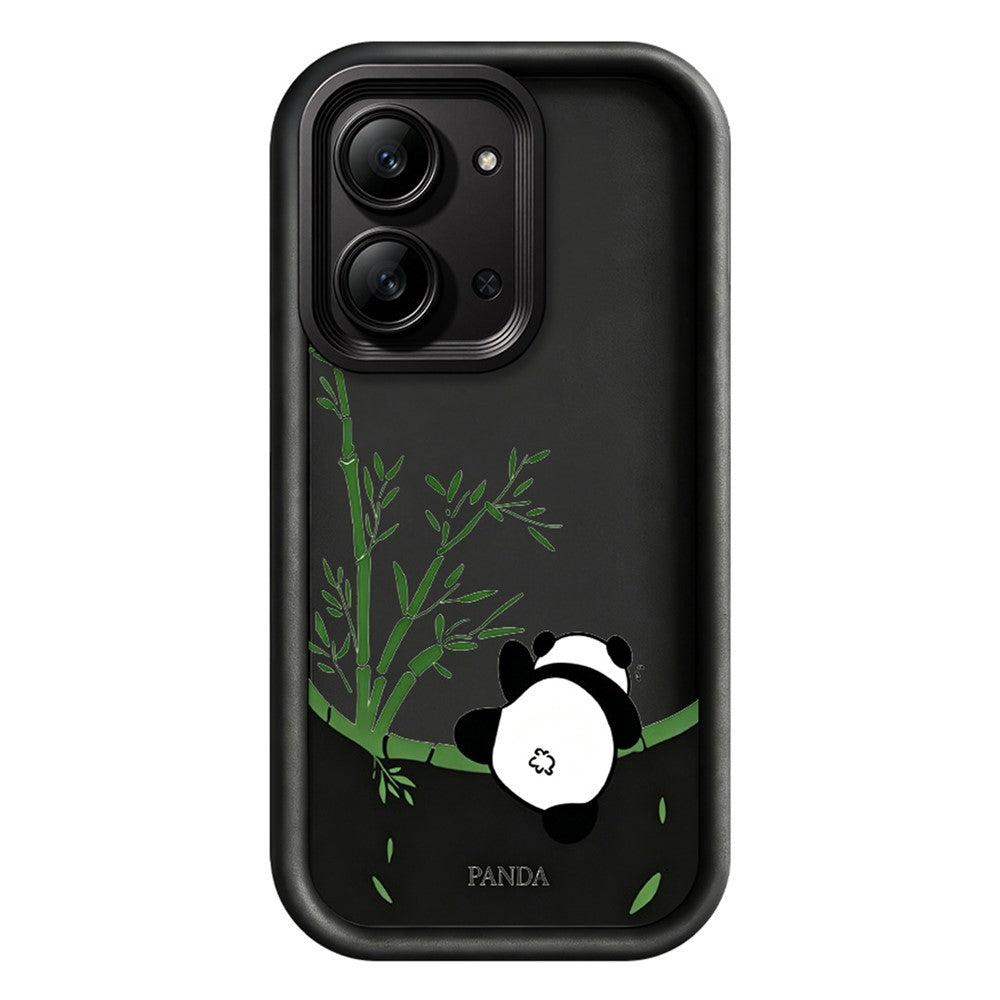 Xiaomi Redmi 15C 4G (Global) (171mm) / Poco C85 4G (171mm) Skal Tecknad Panda Bambu Mönster TPU Halkfri Skyddande mobilskal