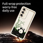 Samsung Galaxy S26+ Skal Tecknad Panda Bambu Mönster TPU Halkfri Skyddande mobilskal