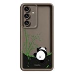 Samsung Galaxy S26+ Skal Tecknad Panda Bambu Mönster TPU Halkfri Skyddande mobilskal