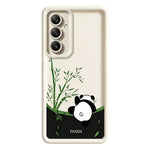 Samsung Galaxy A37 5G Skal Tecknad Panda Bambu Mönster TPU Halkfri Skyddande mobilskal