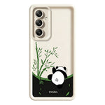Samsung Galaxy A36 5G Skal Tecknad Panda Bambu Mönster TPU Halkfri Skyddande mobilskal