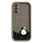 mobilskal till Samsung Galaxy A18 4G / A18 5G / A17 4G / A17 5G, Tecknad panda bambumönster TPU halkfritt skyddande skal