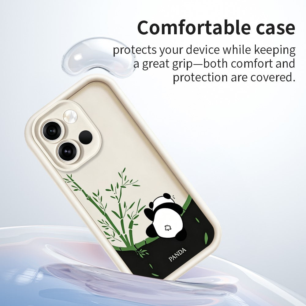 For OnePlus Nord 6 5G Case Cartoon Panda Bamboo Pattern TPU Anti-Slip Protective Phone Cover