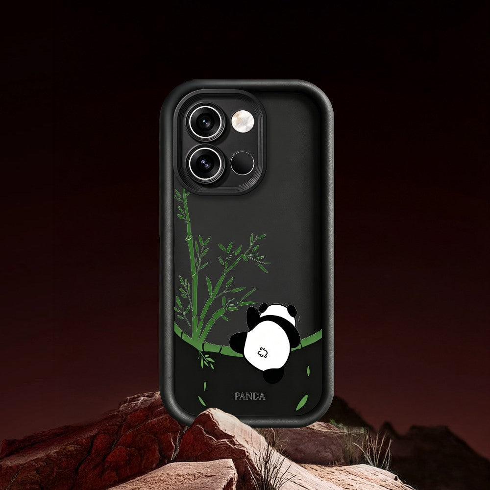 For OnePlus Nord 6 5G Case Cartoon Panda Bamboo Pattern TPU Anti-Slip Protective Phone Cover