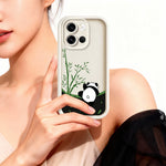 For OnePlus Nord 6 5G Case Cartoon Panda Bamboo Pattern TPU Anti-Slip Protective Phone Cover
