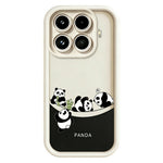 For Xiaomi 17T Pro Case Four Cartoon Pandas Pattern Soft TPU Protective Phone Cover