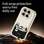 For Xiaomi 17T Pro Case Four Cartoon Pandas Pattern Soft TPU Protective Phone Cover
