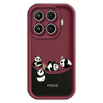 For Xiaomi 17T Pro Case Four Cartoon Pandas Pattern Soft TPU Protective Phone Cover