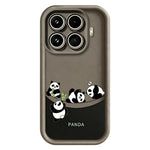 For Xiaomi 17T Pro Case Four Cartoon Pandas Pattern Soft TPU Protective Phone Cover